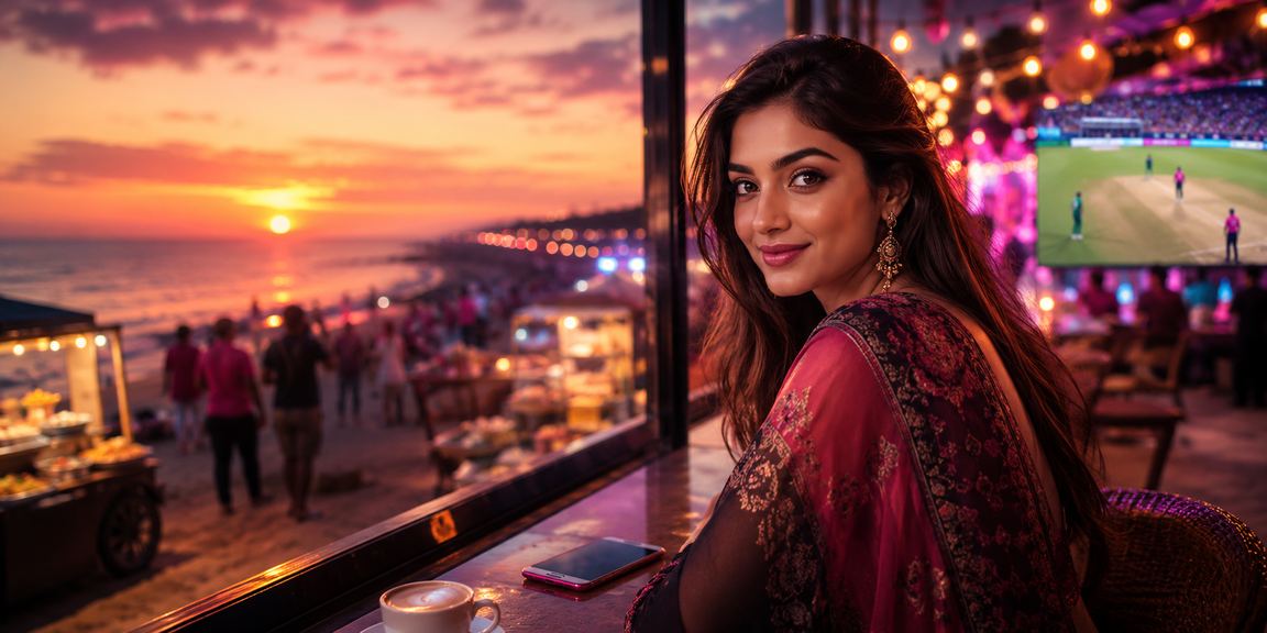 সেন্ট মার্টিন সৈকতে ক্রিকেট বাজির মুহূর্ত